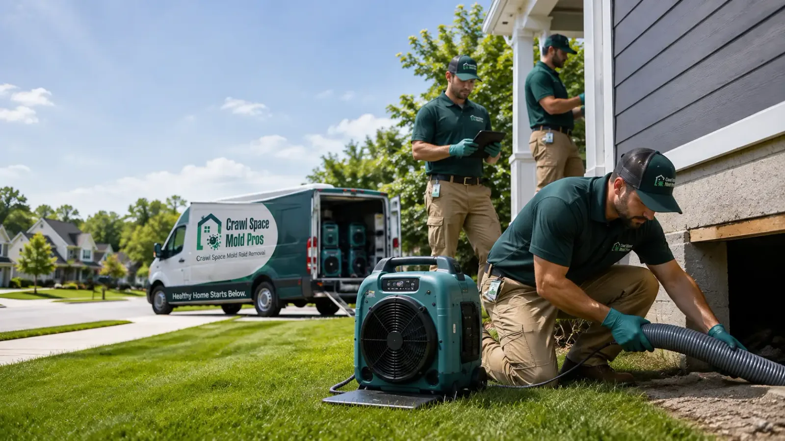 Crawl Space Mold Removal in Worcester, MA